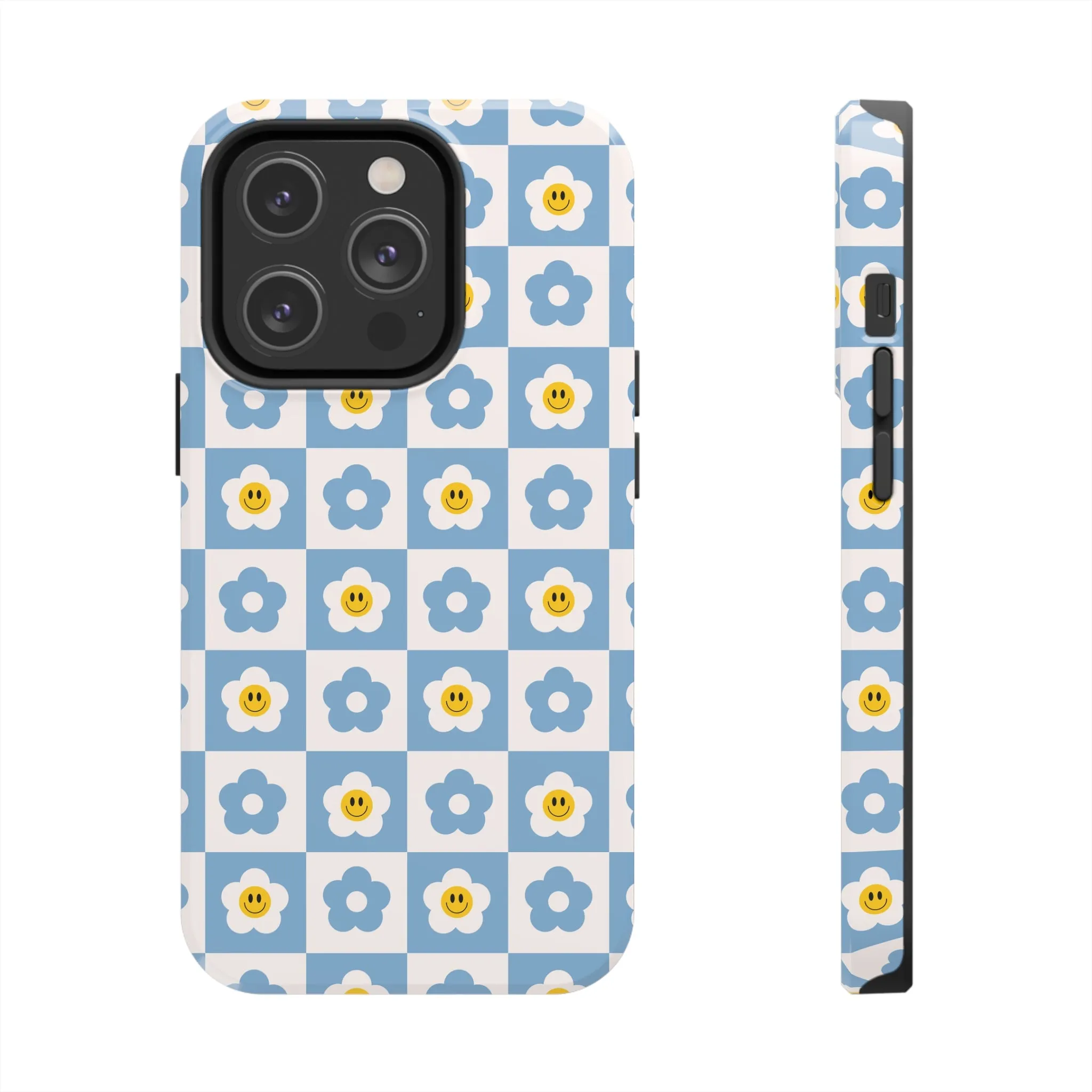 Happy Daisies | Checkered Flower Case