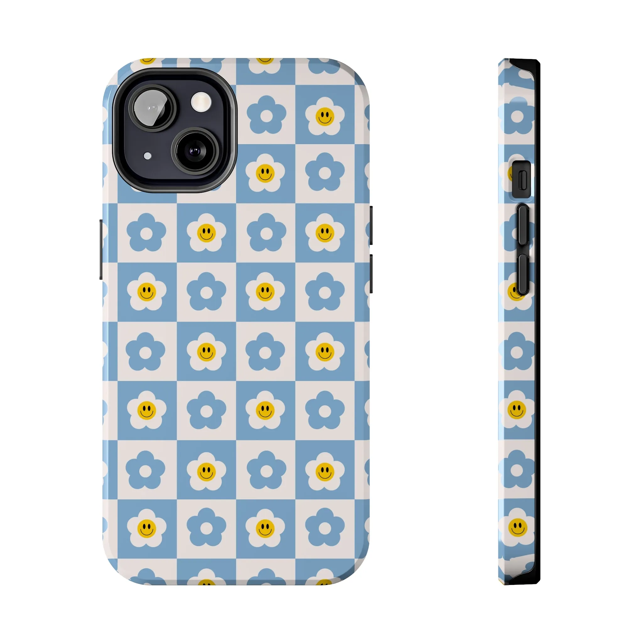 Happy Daisies | Checkered Flower Case