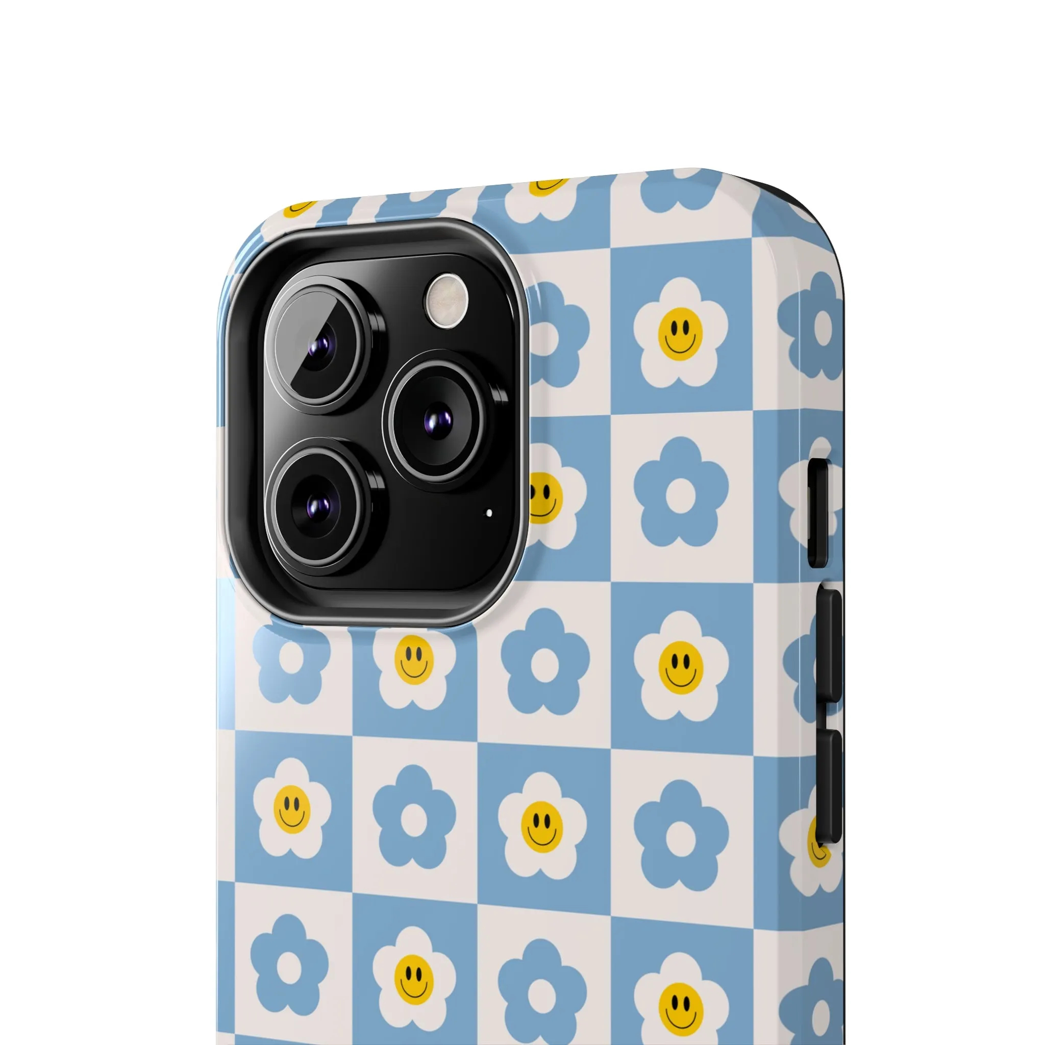 Happy Daisies | Checkered Flower Case