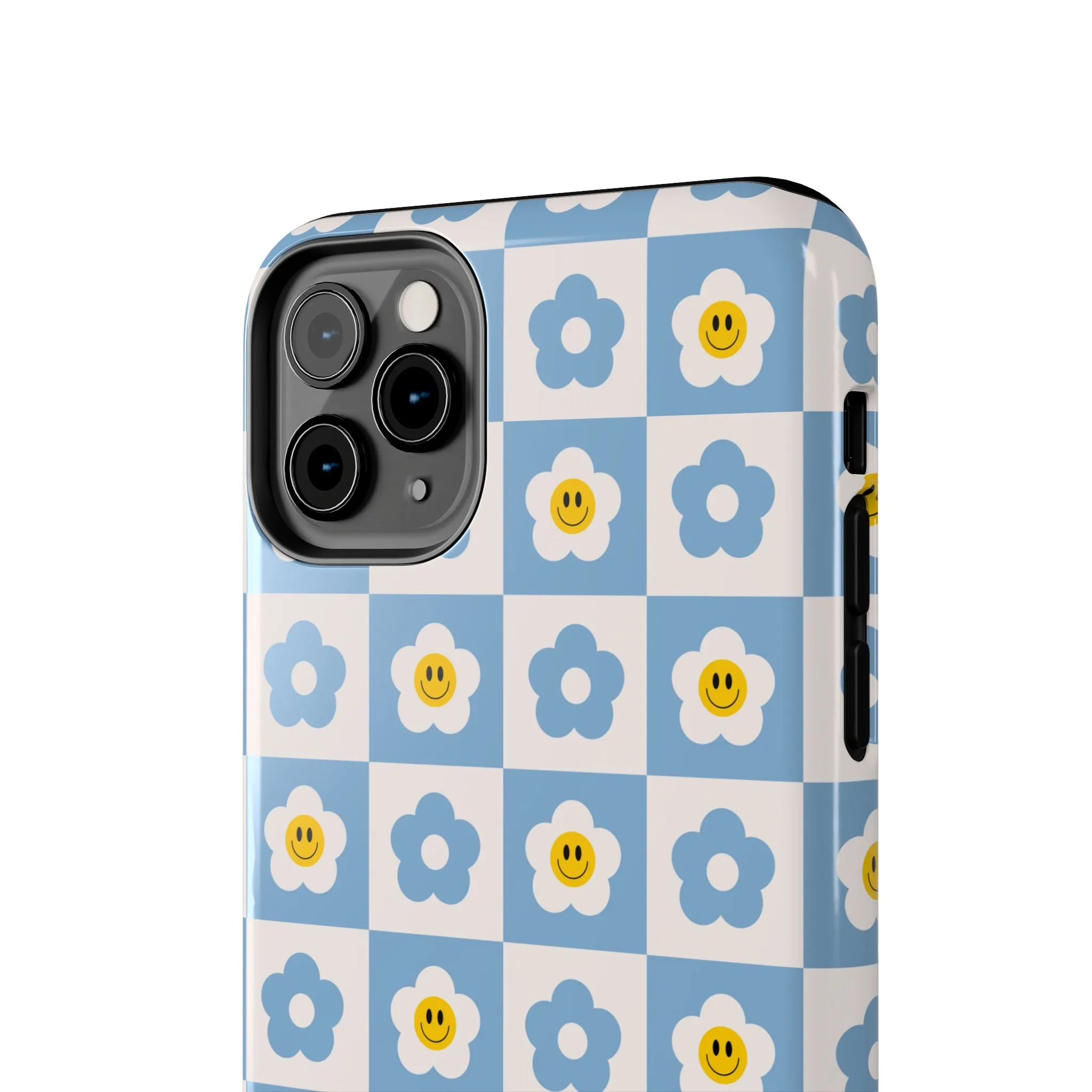 Happy Daisies | Checkered Flower Case