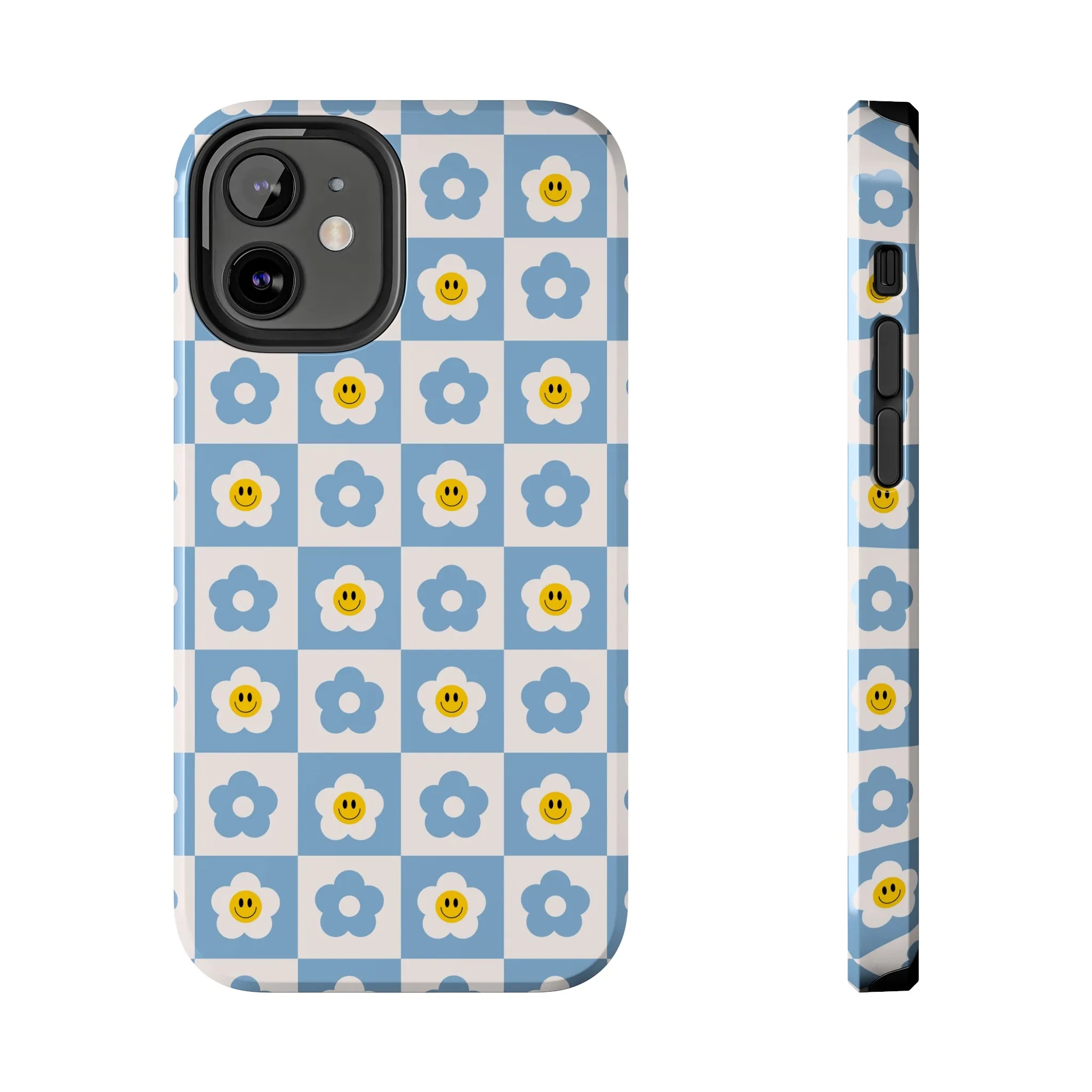 Happy Daisies | Checkered Flower Case
