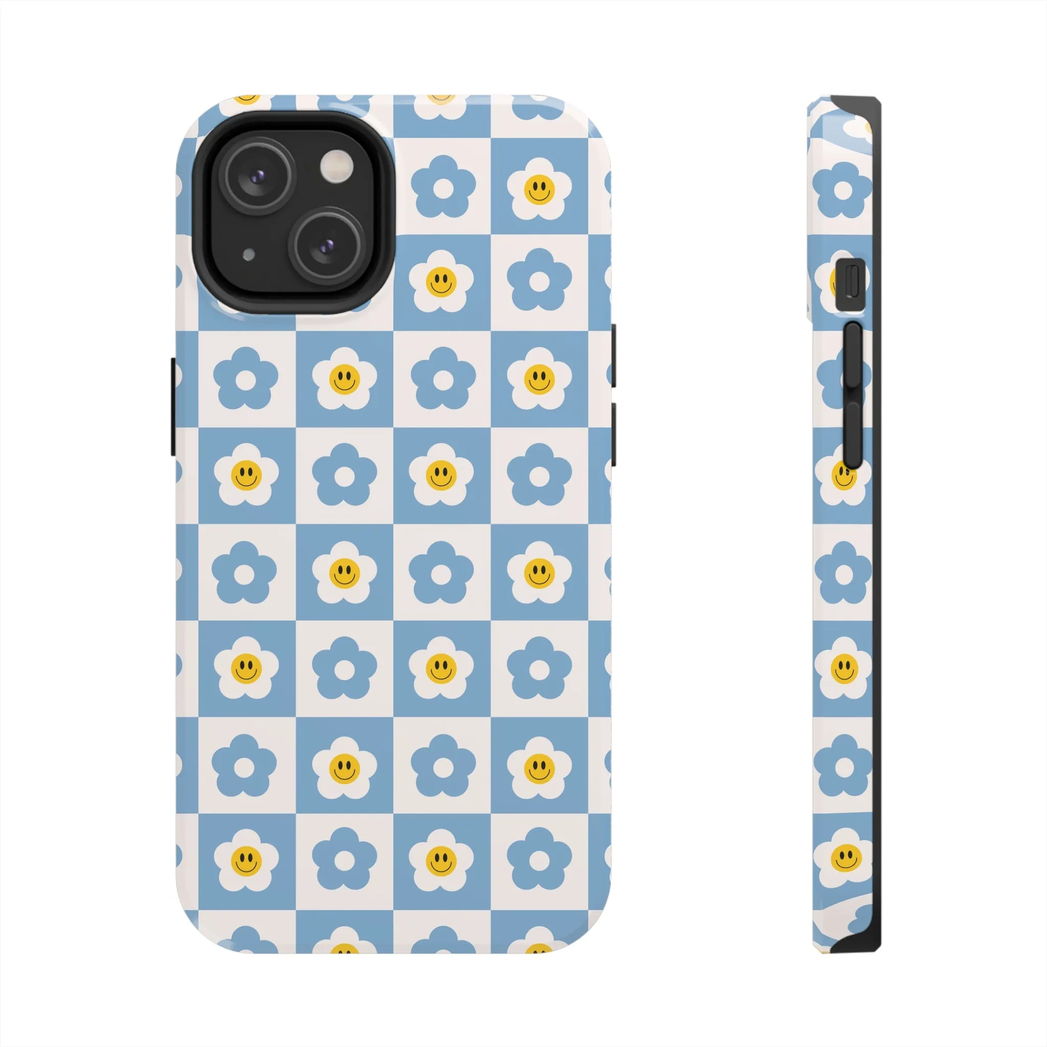 Happy Daisies | Checkered Flower Case