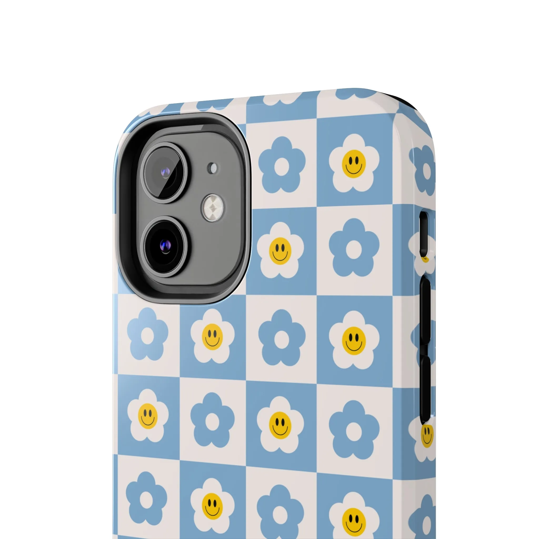 Happy Daisies | Checkered Flower Case