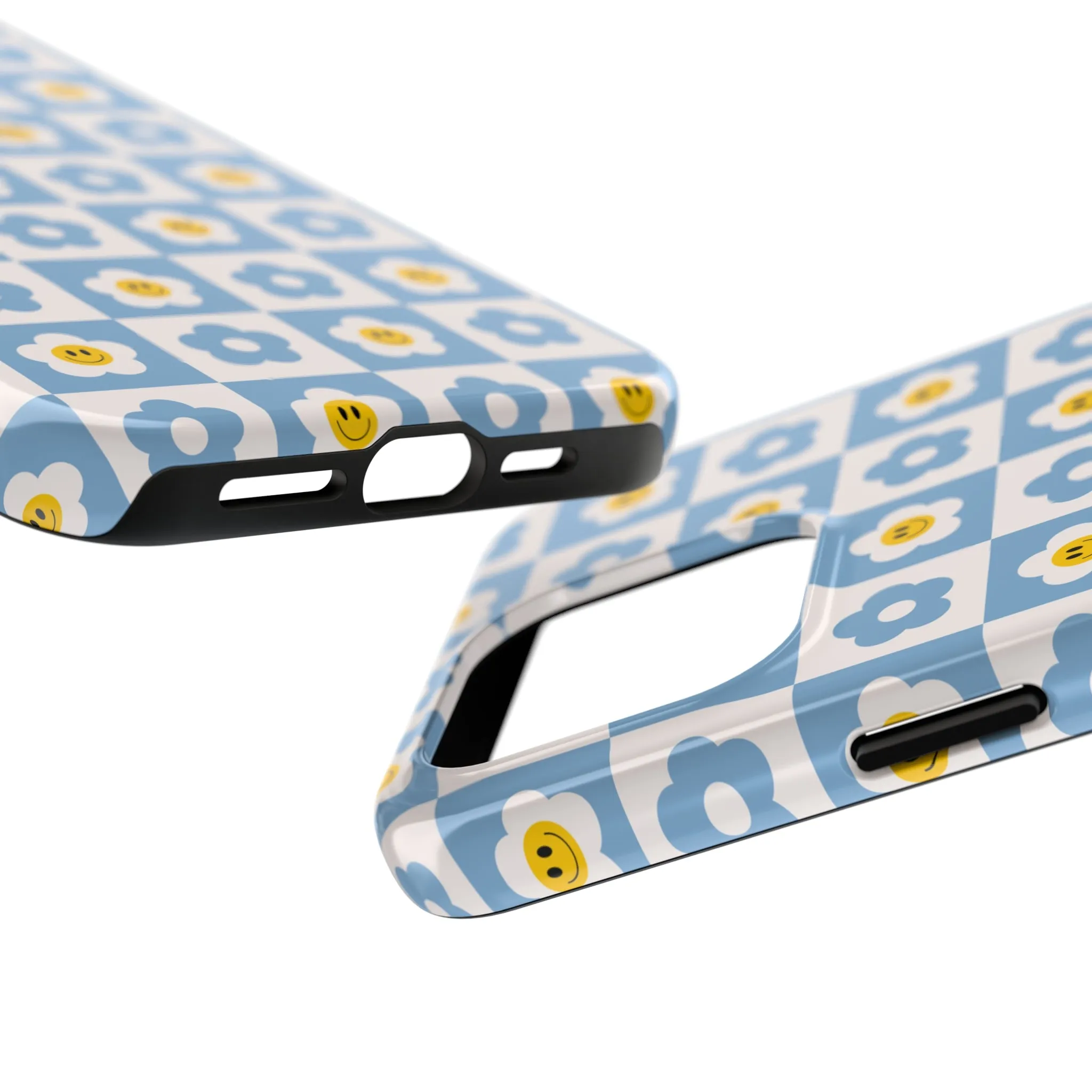 Happy Daisies | Checkered Flower Case