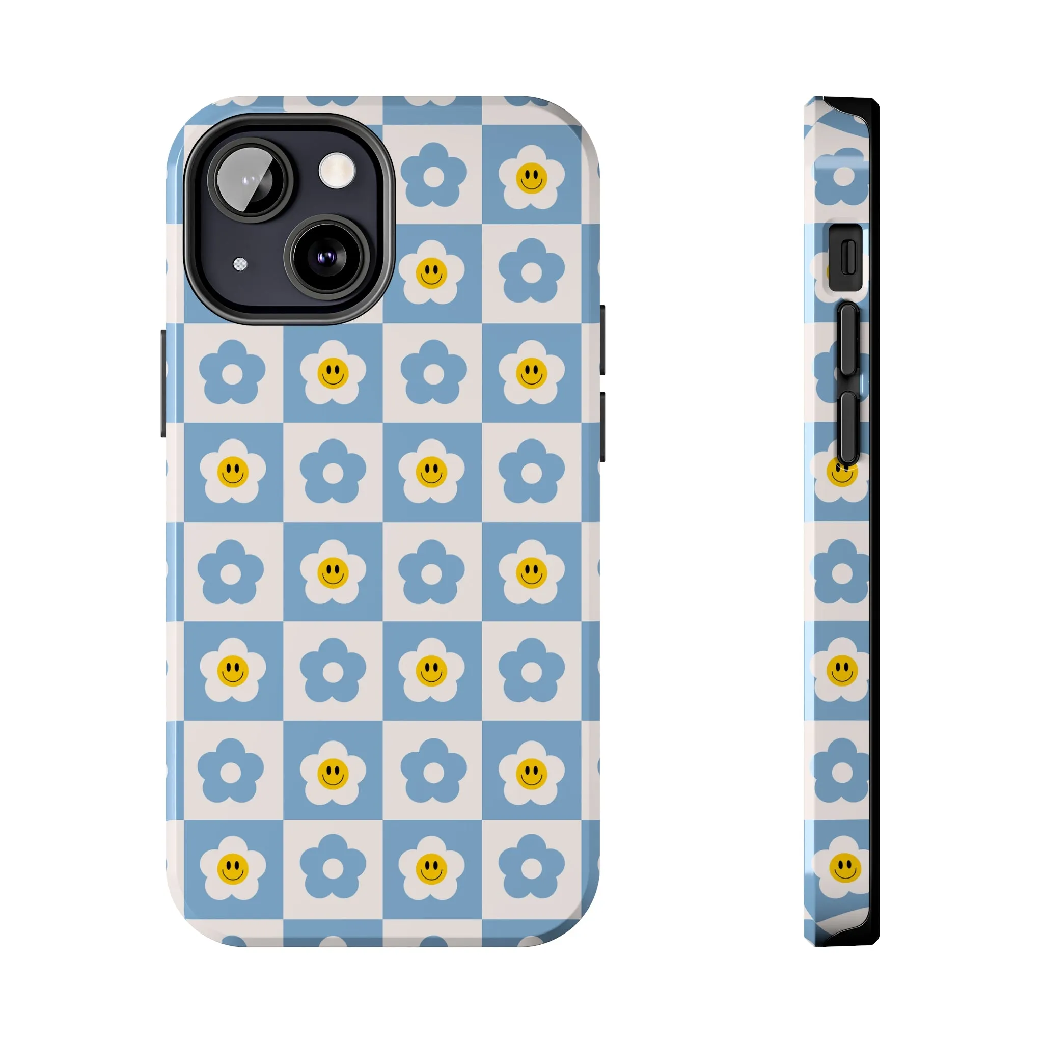 Happy Daisies | Checkered Flower Case