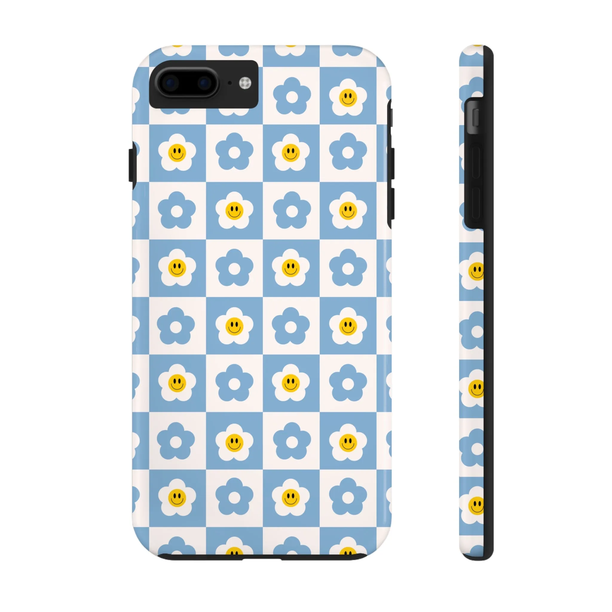 Happy Daisies | Checkered Flower Case