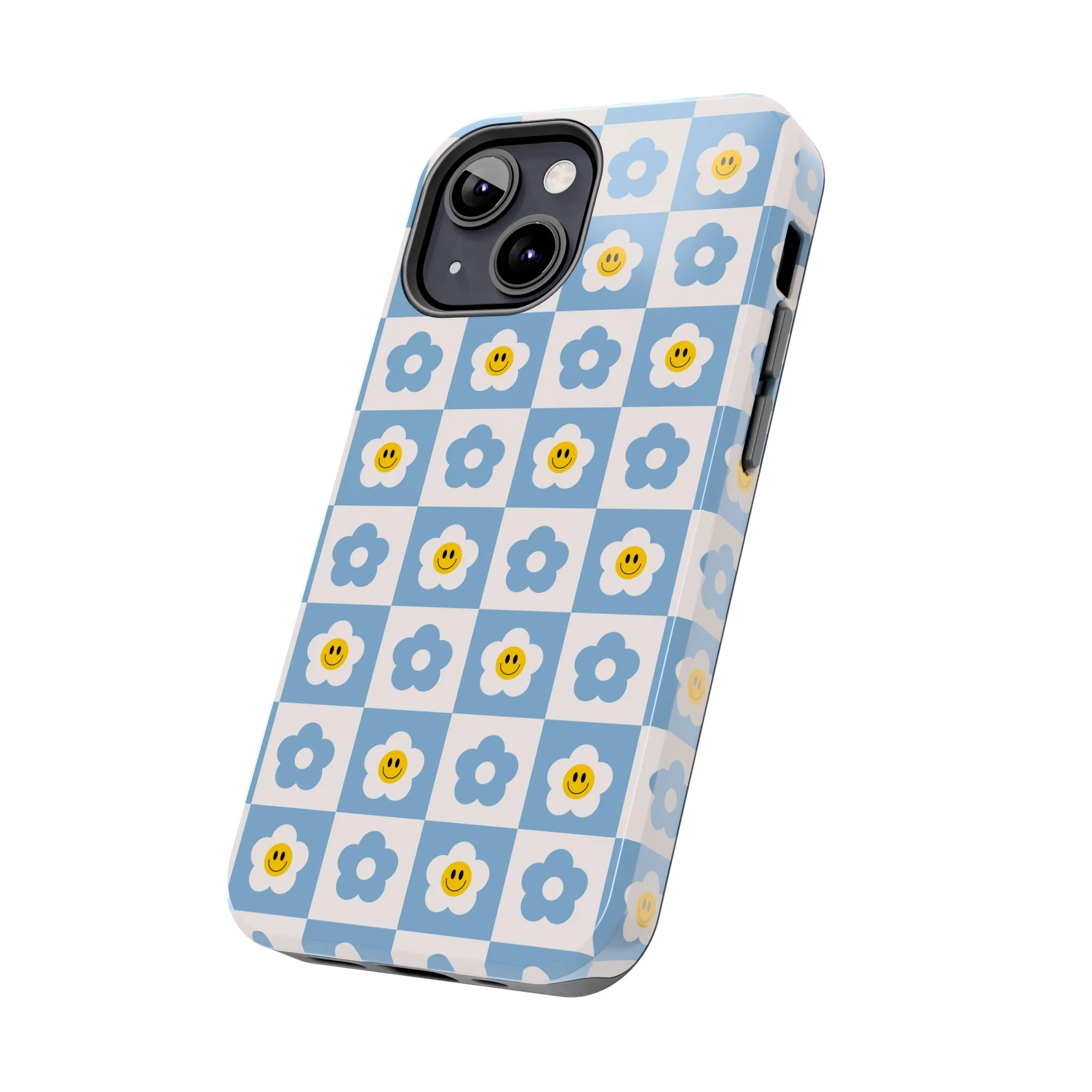 Happy Daisies | Checkered Flower Case