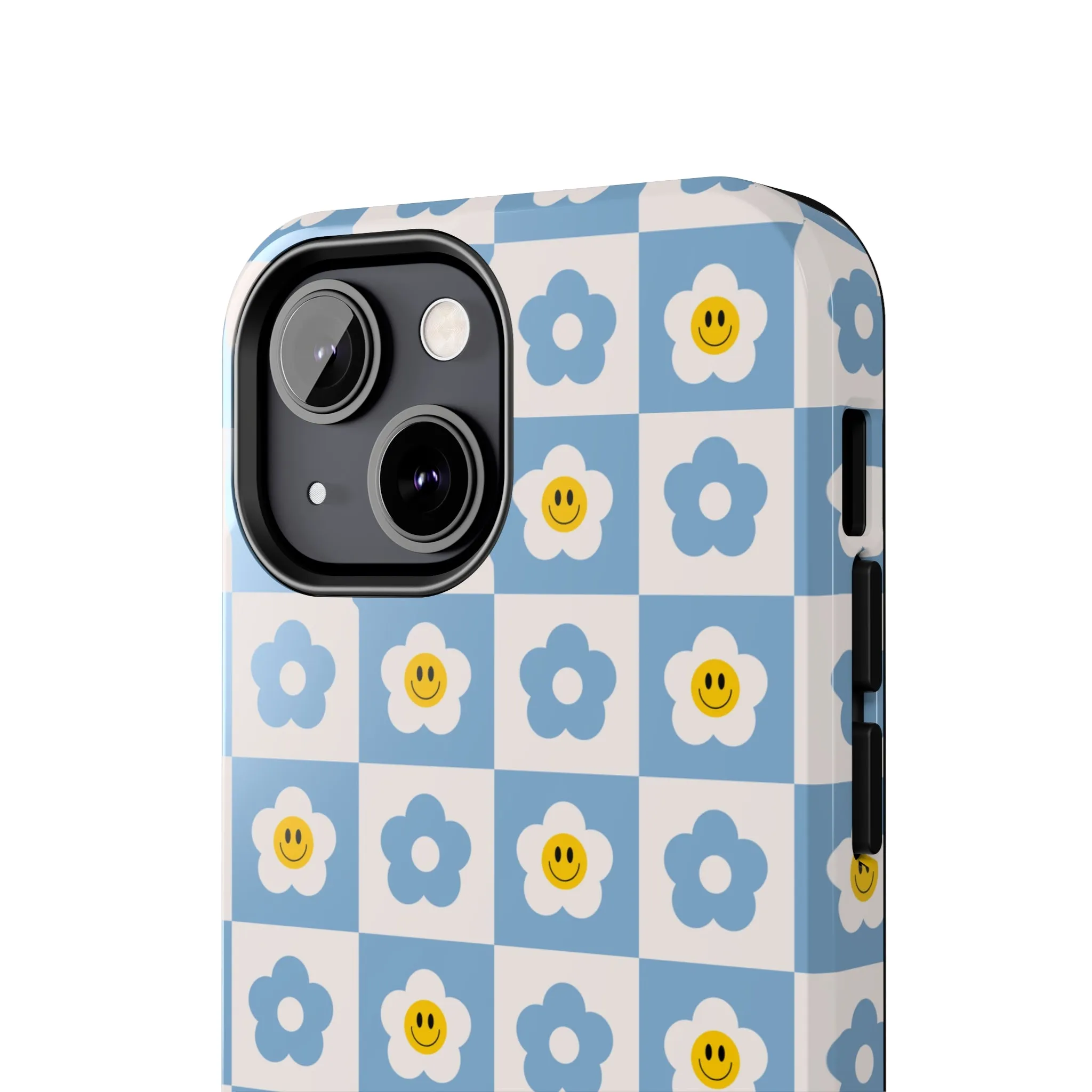 Happy Daisies | Checkered Flower Case