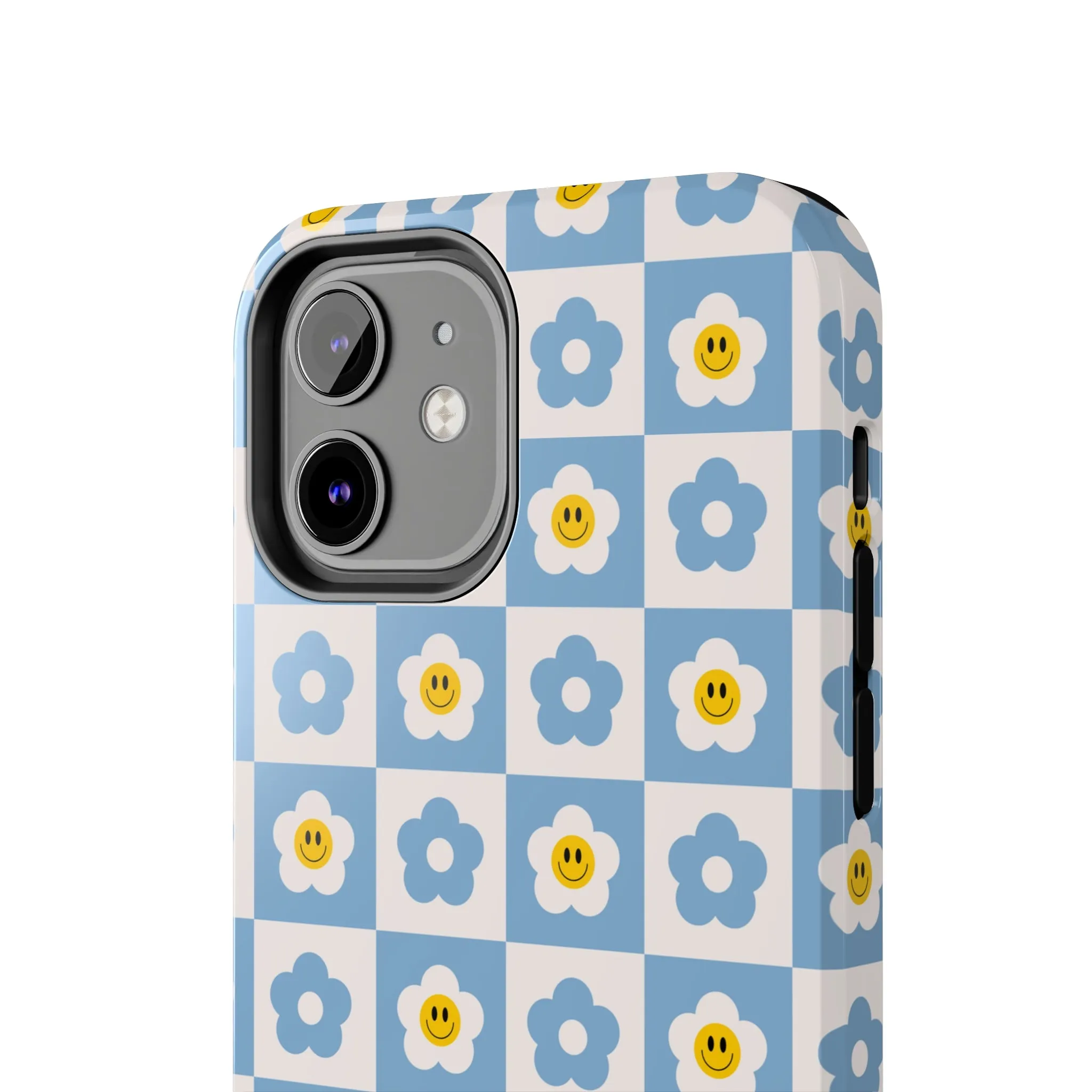 Happy Daisies | Checkered Flower Case