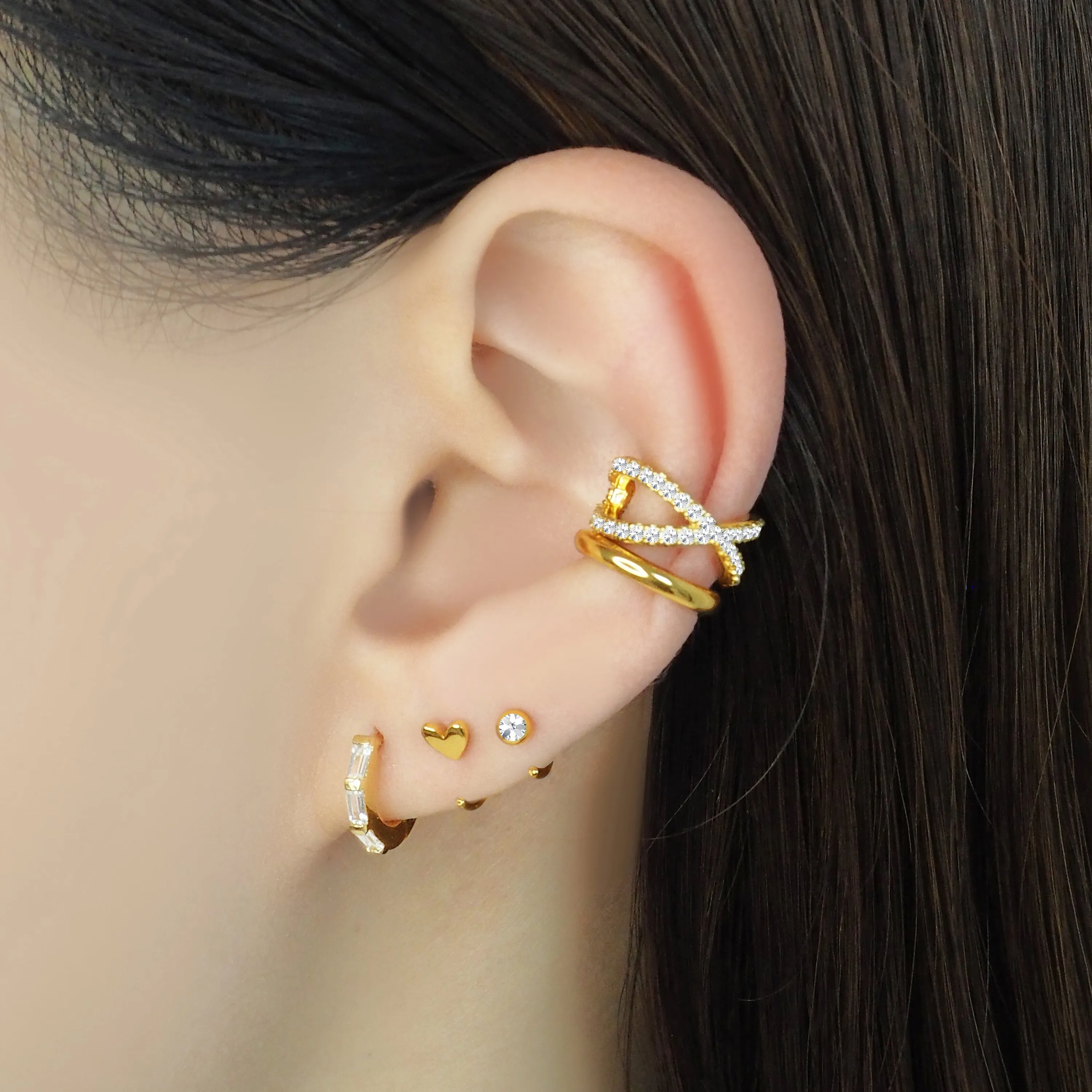 Hearts Reversible Earrings