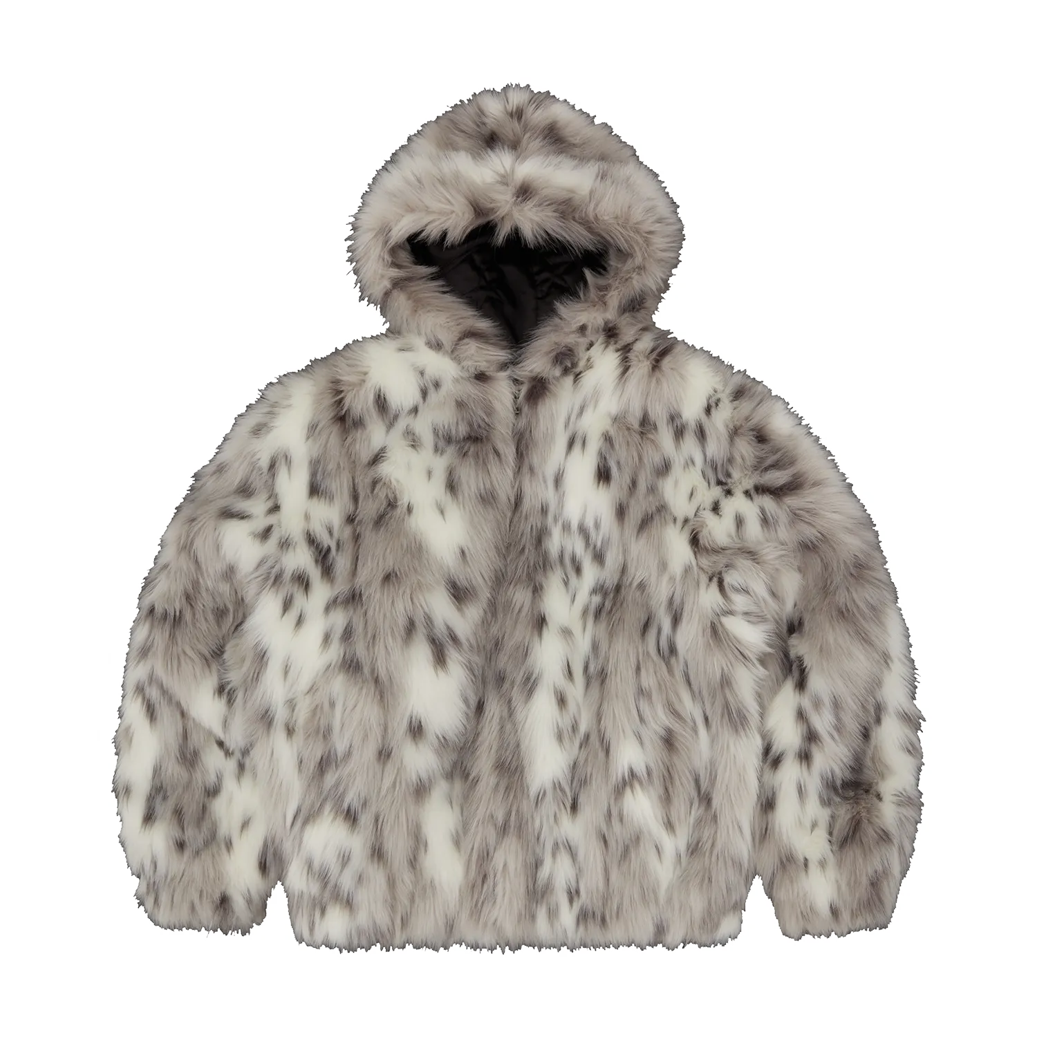 HOODED FUR JACKET [MULTI]