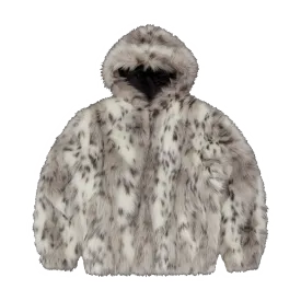HOODED FUR JACKET [MULTI]
