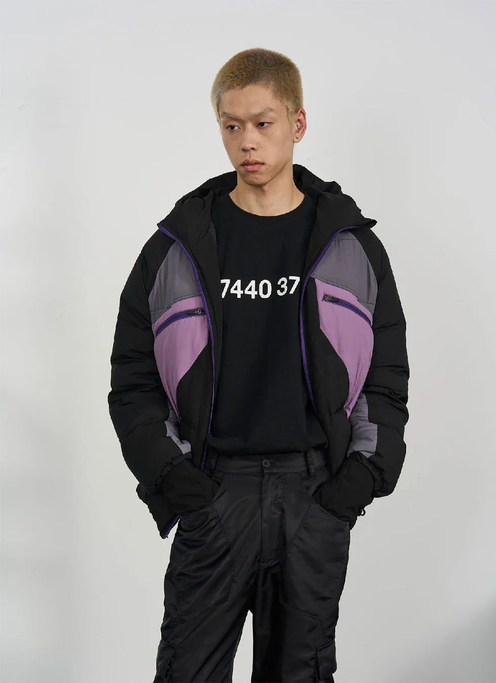 Hooded White Duck Down Jacket
