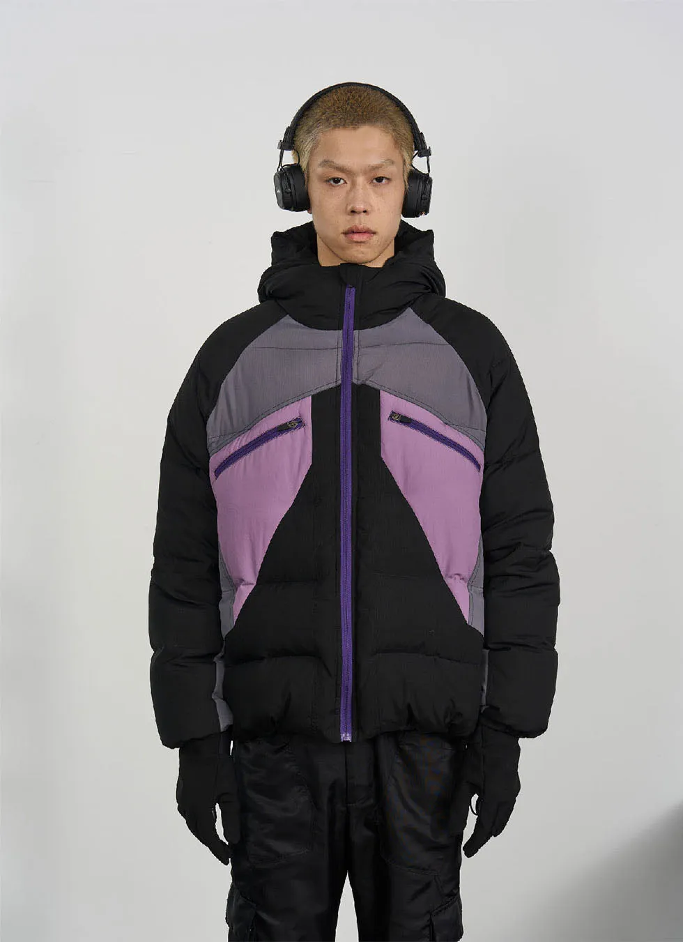 Hooded White Duck Down Jacket