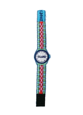 ISLAND Embroidered "Watch" Bracelet