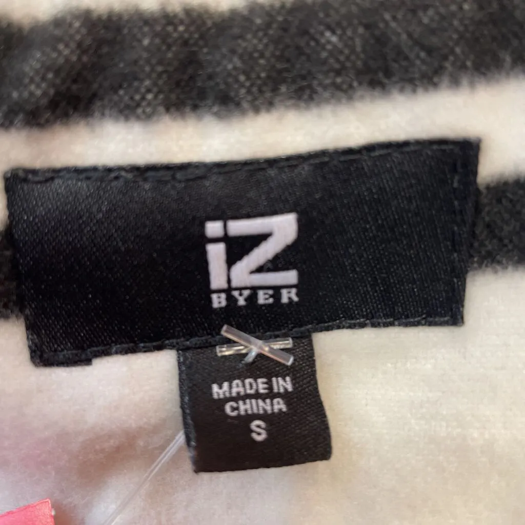 IZ BYER WHITE BLACK COAT SIZE SMALL TCC