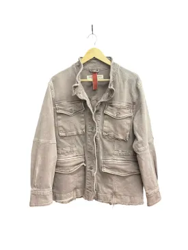 Jacket Denim By Free People In Purple, Size: L