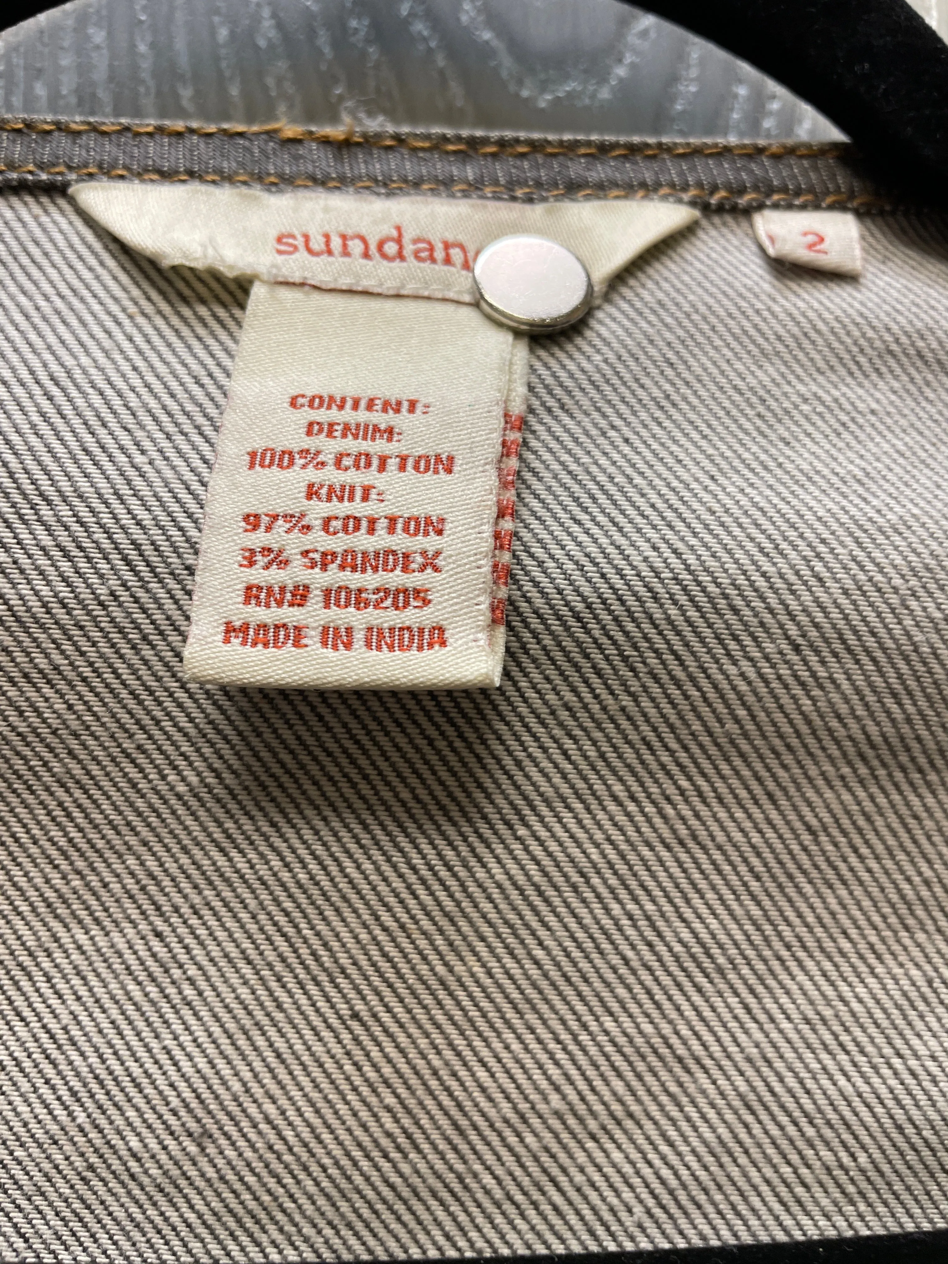 Jacket Moto By Sundance In Grey, Size: Xs
