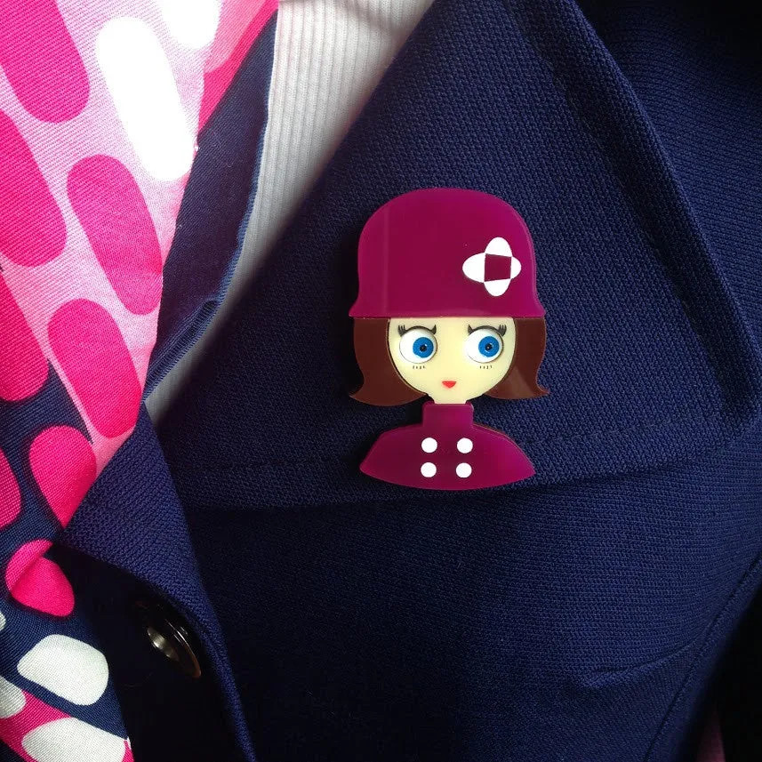 JACKIE Acrylic brooch