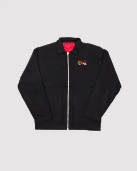 JORDAN FLIGHT HERITAGE JACKET "BLACK/RED"