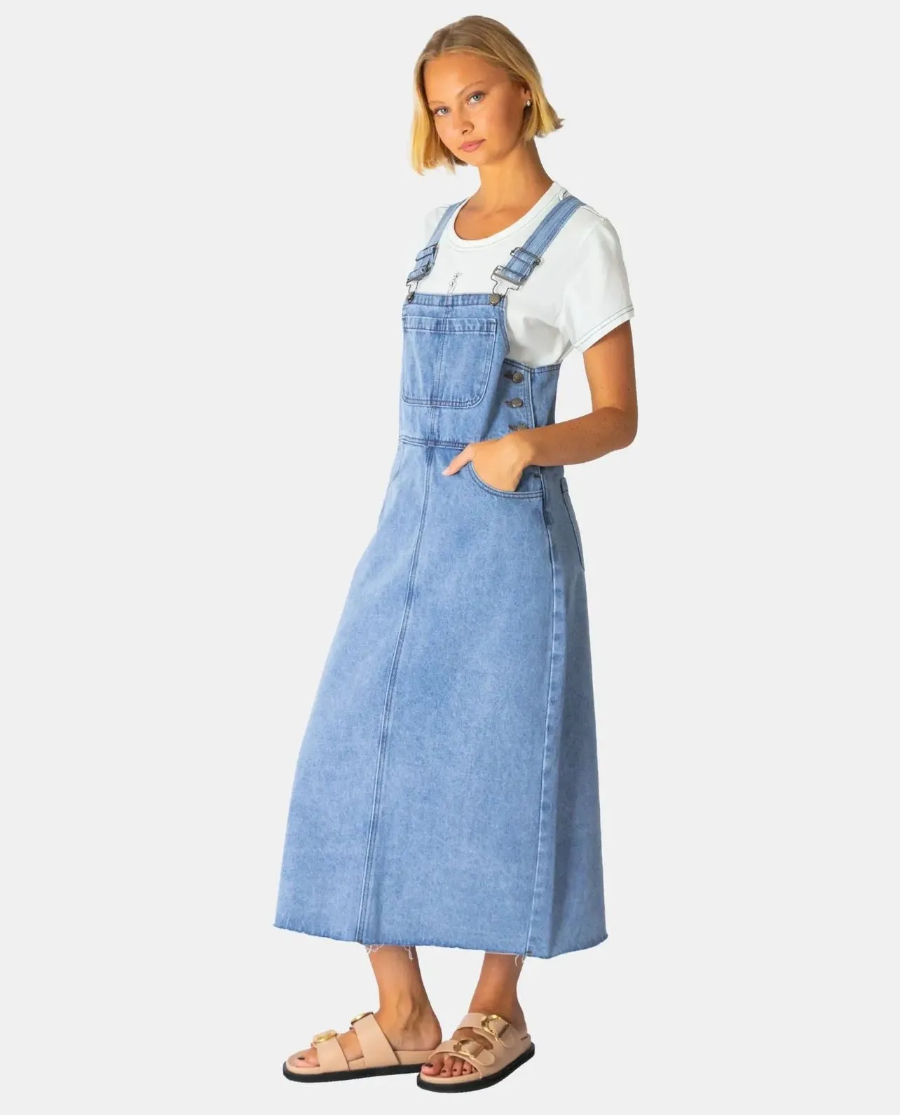 Josie Denim Pinafore