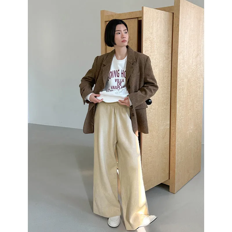 Joskaa frat boy outfits Fashionable Modern Elegant Cashmere Woolen Coat Wool Coat Autumn and Winter Small Coat 02760