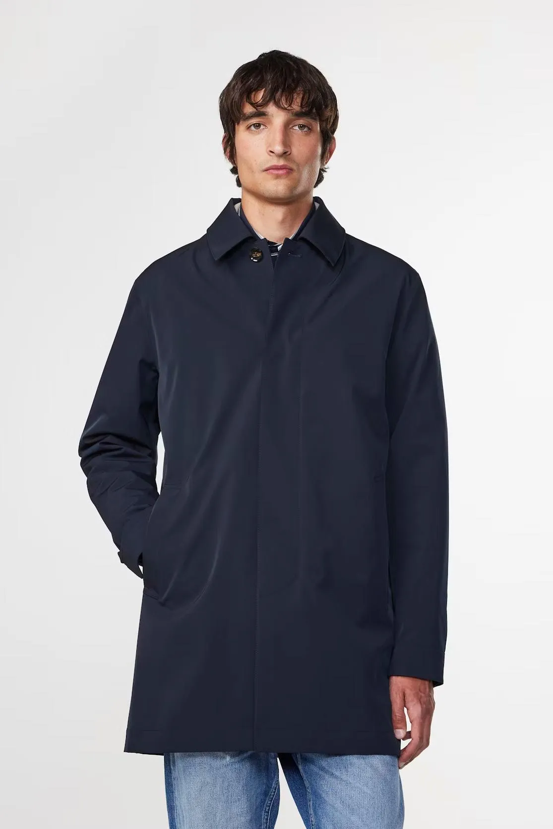 Kim Coat Navy Blue