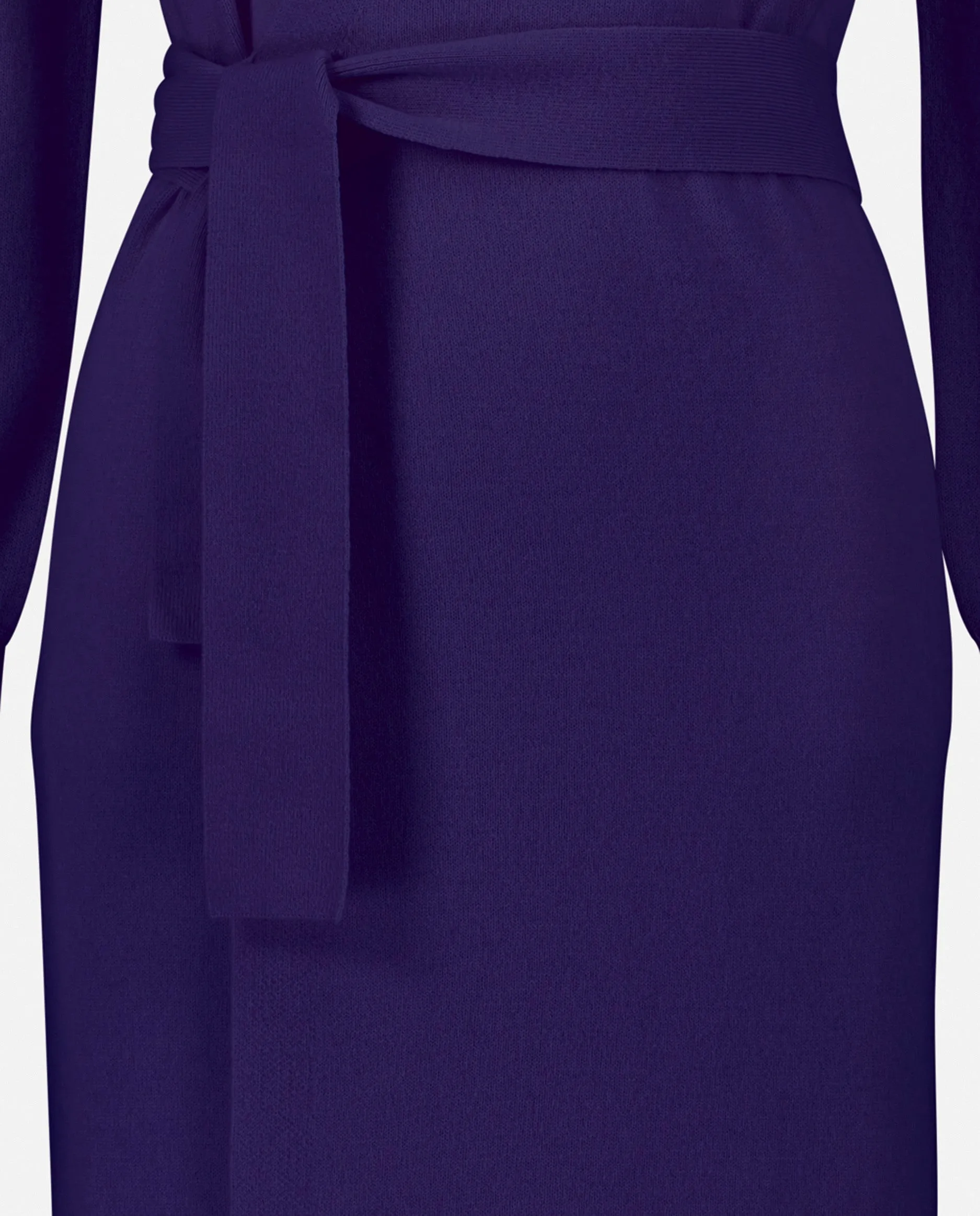 Kleid aus Cashmere-Mischung in Lila