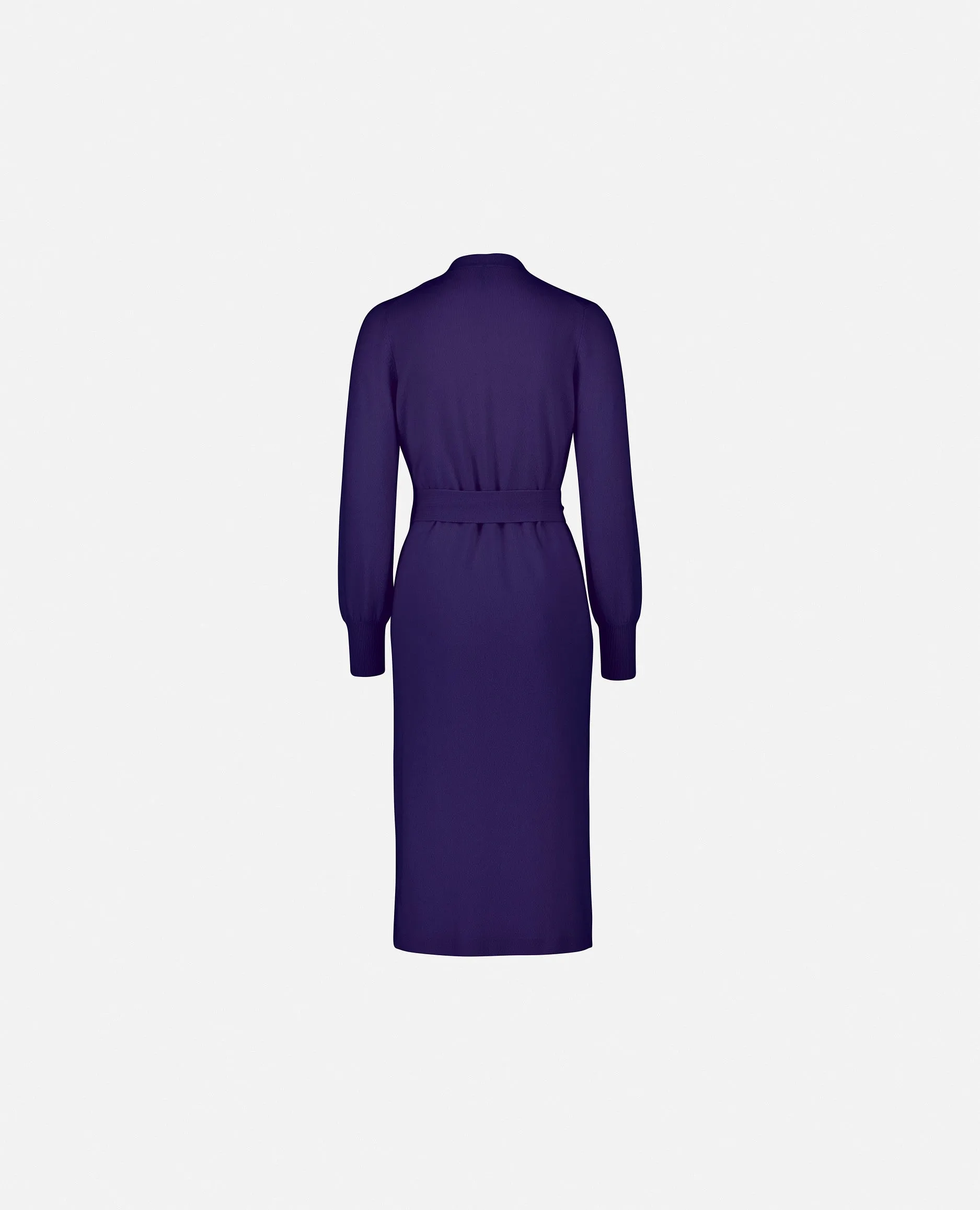Kleid aus Cashmere-Mischung in Lila