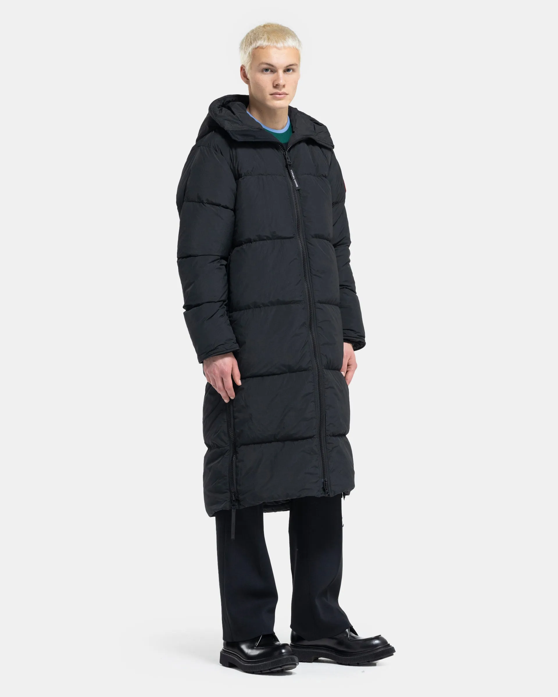Lawrence Long Puffer in Black