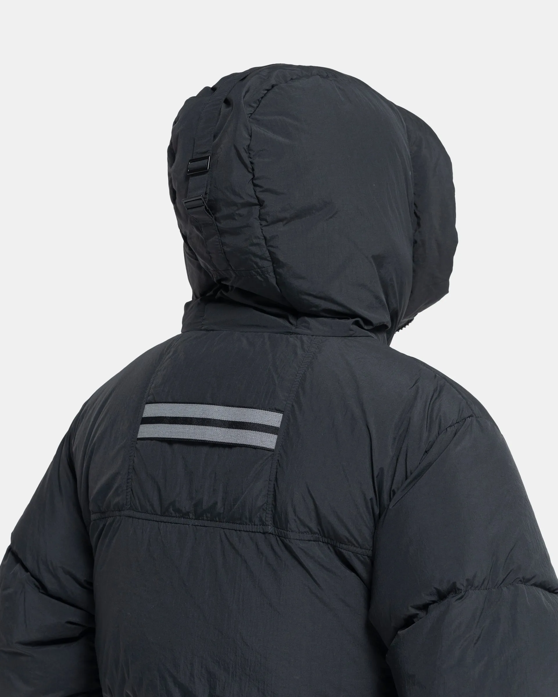Lawrence Long Puffer in Black