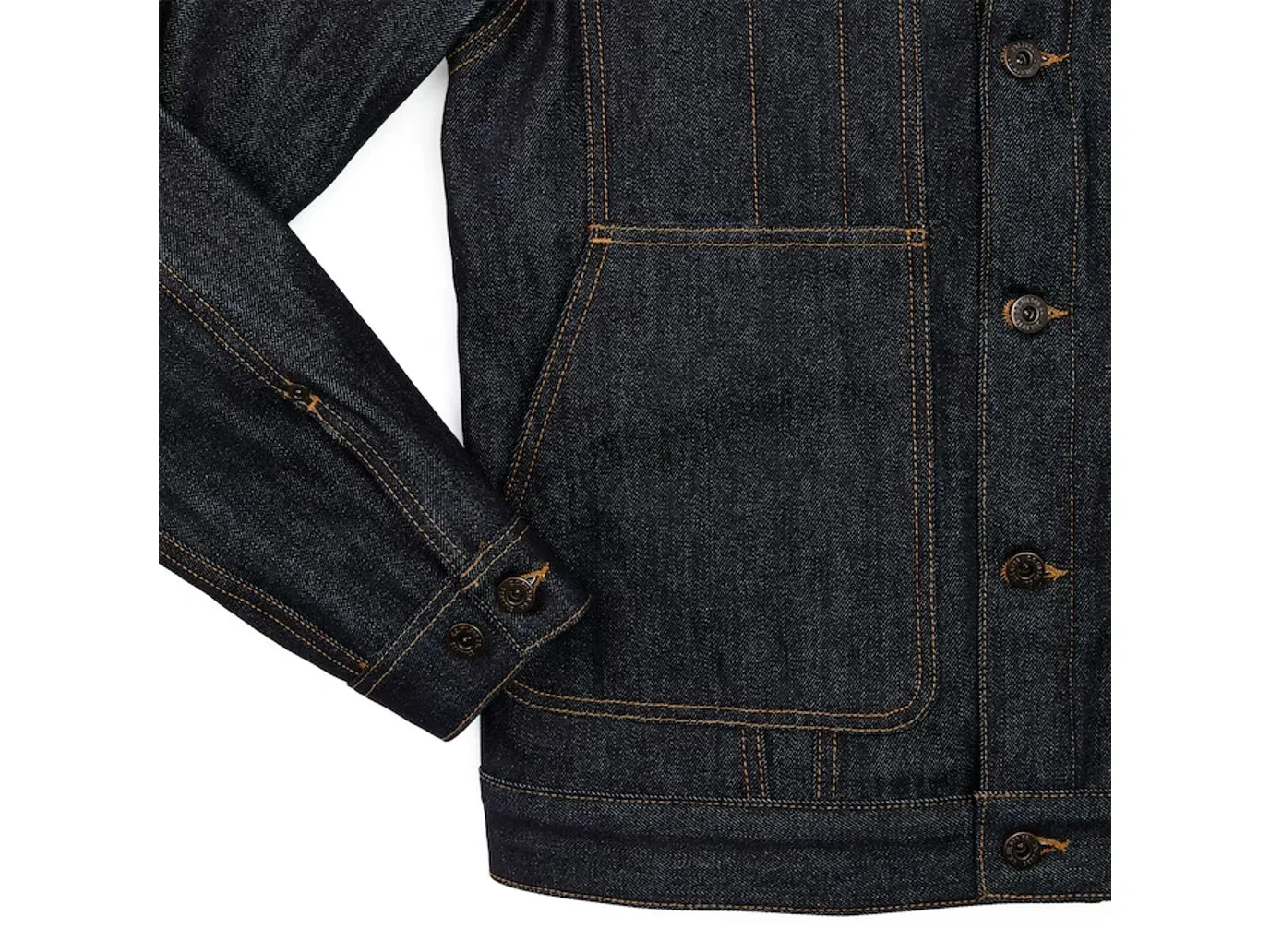 Lined Denim Short Cruiser Raw Indigo