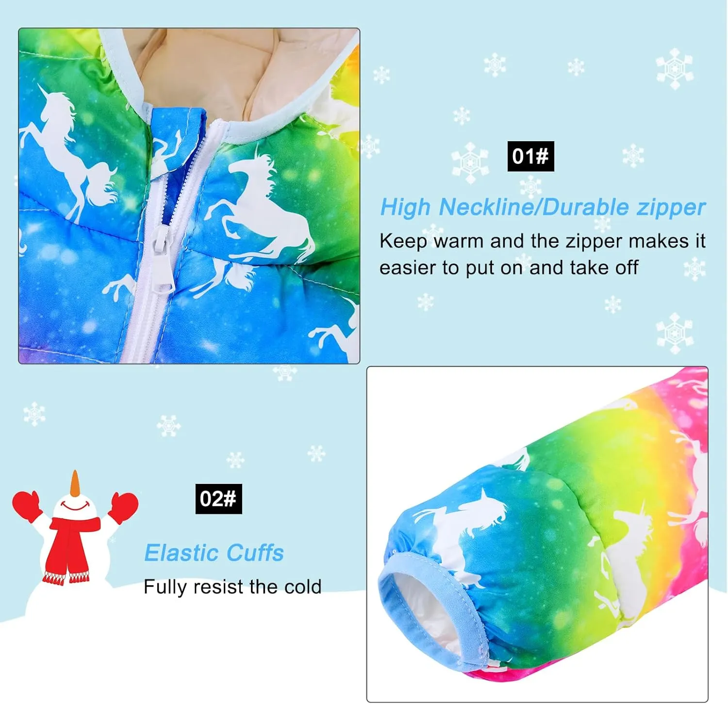 Lovekider Hooded Puffer Jacket for Girls 4-12T Packable Down-Alternative Warm Coat Shiny Outerwear for Kids Winter
