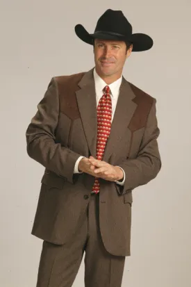 Men's Heather Boise (CC29-76CHESTNUT) Western Suit Coat - Chestnut