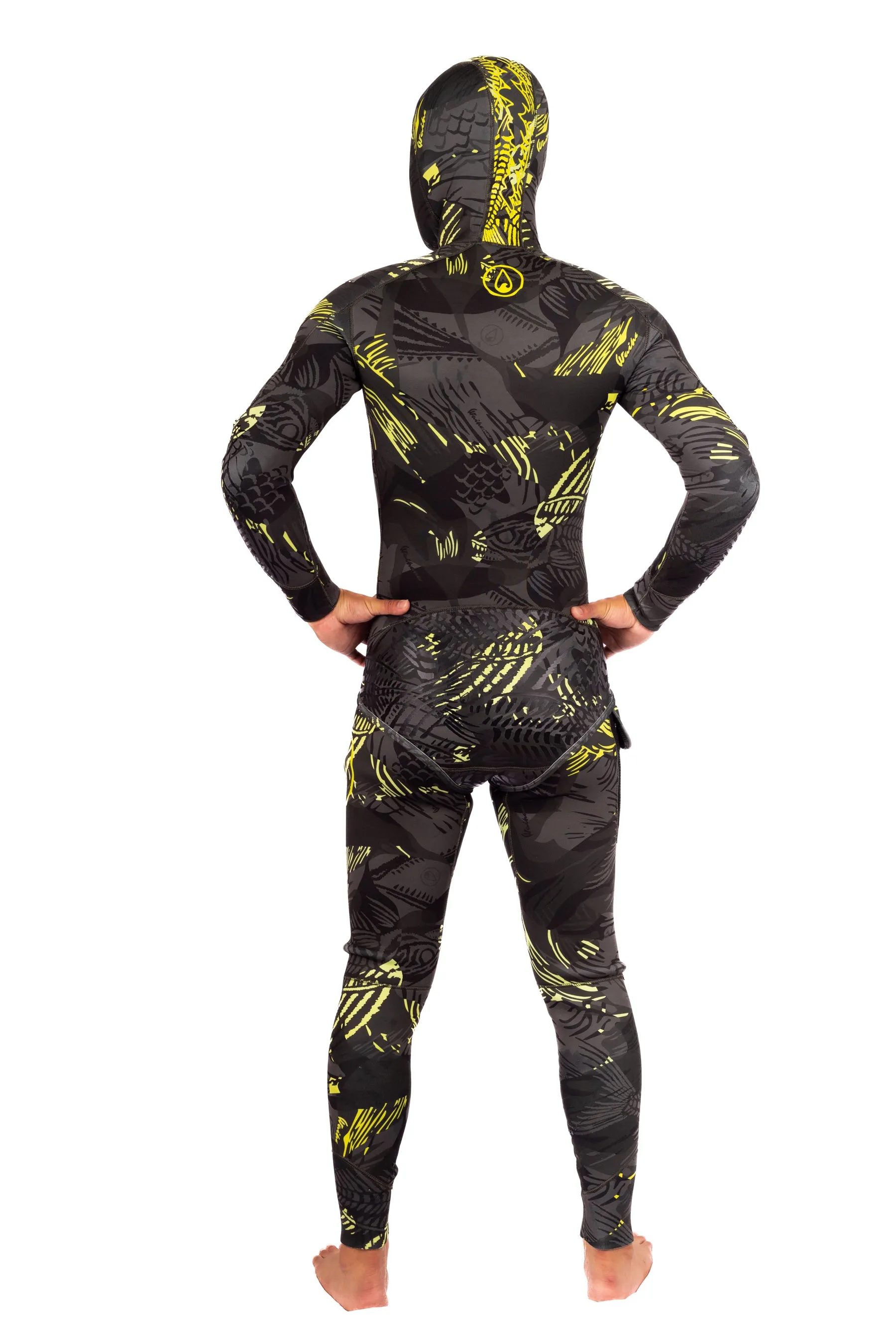 Men’s Lime Fishbone Spearfishing 3.5mm Wetsuit