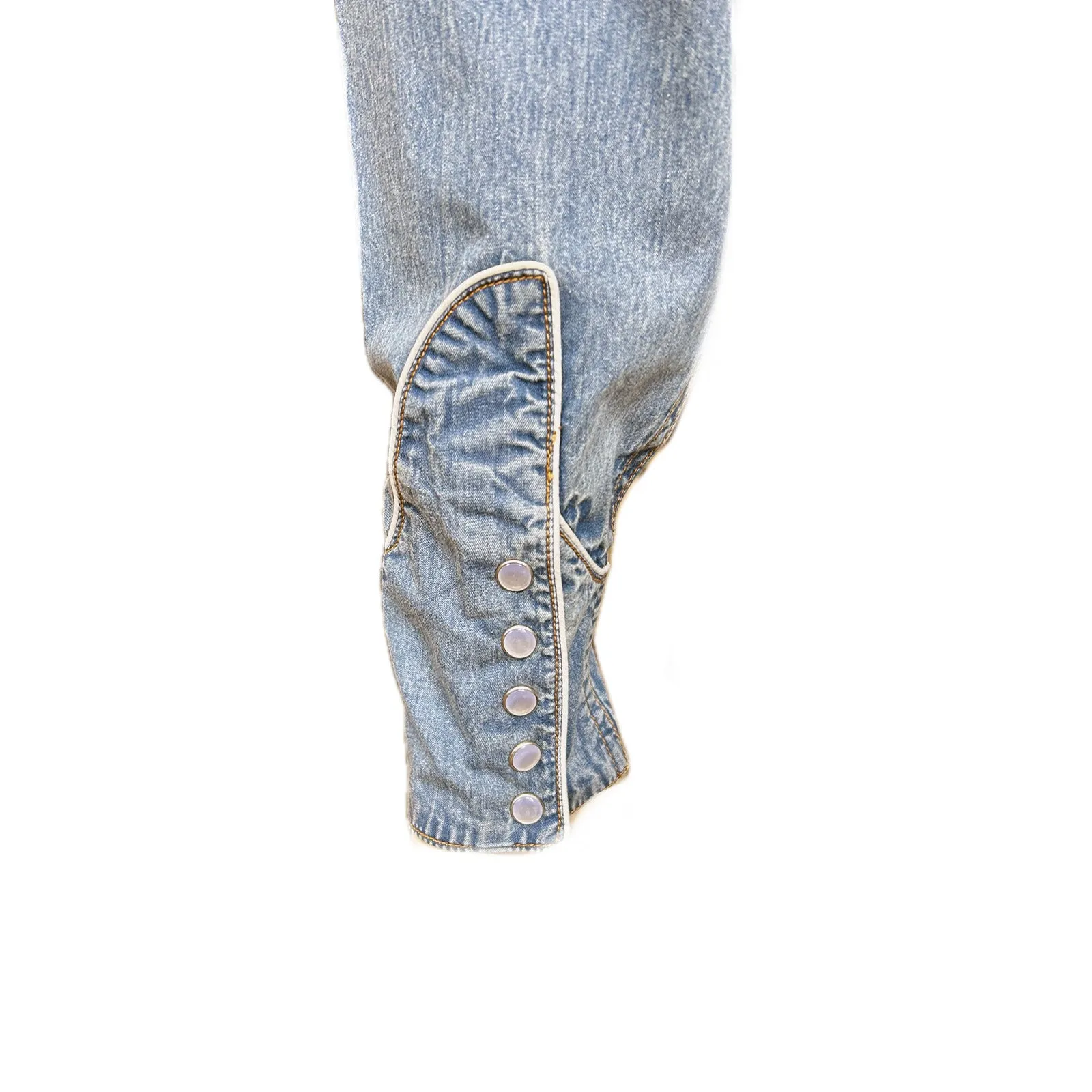 Men's Out of This World Embroidered Denim Western Shirt