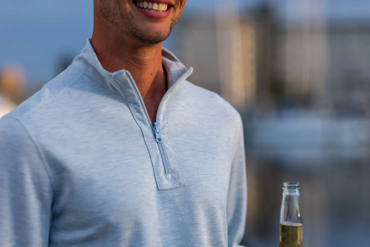 Men's Rum Runner Reversible Quarter Zip