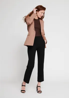 Monroe Crop Trouser | Straight (Black)