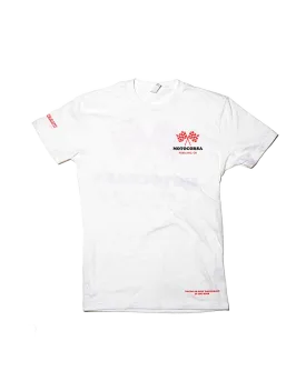 Motocorsa Checkered Tee - White