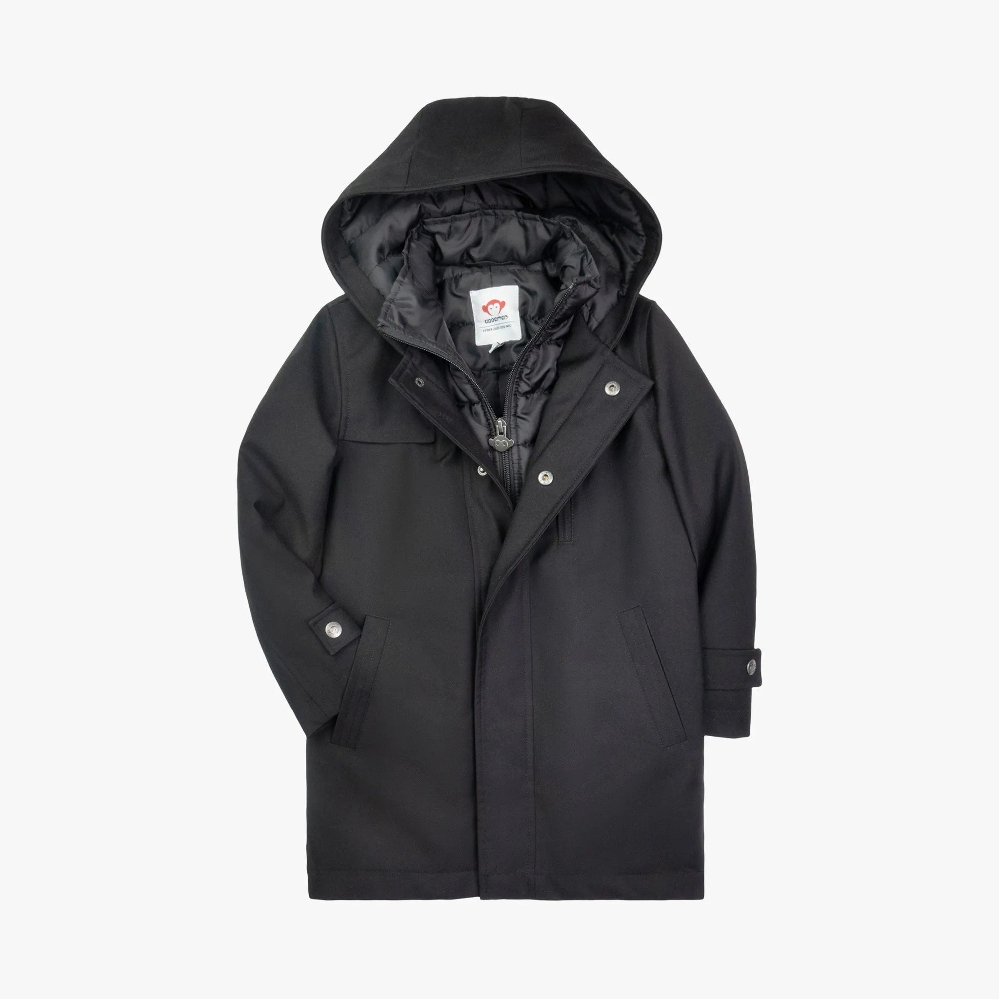Stylish Black New Gotham Coat for Modern Elegance