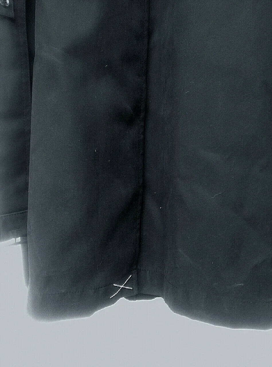 New- London Fog- All Seasons Black Hooded/Warmer Trench Coat- size 38R