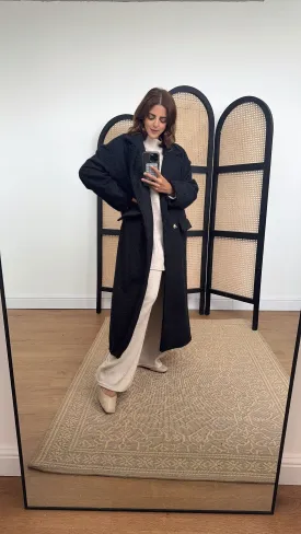 Nina coat in black