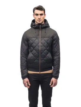 Nobis Elroy Men's Quilted Hooded Jacket - Black