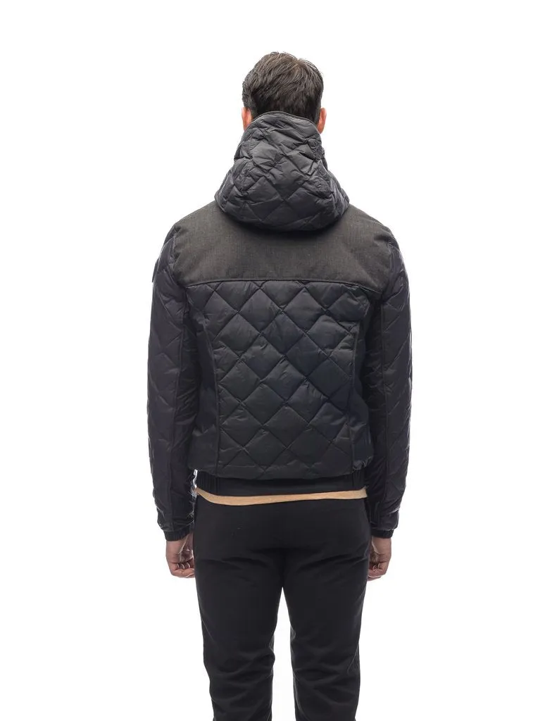 Nobis Elroy Men's Quilted Hooded Jacket - Black