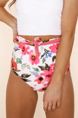 Nori Reversible Bottoms | Watermelon/Floral | Final Sale
