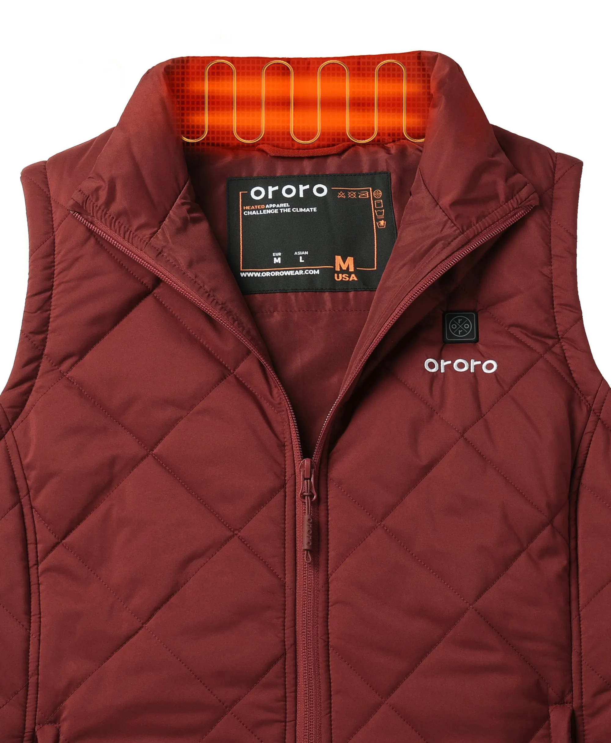 (Open-box) Women's Heated Quilted Vest (Battery Set Not Included)