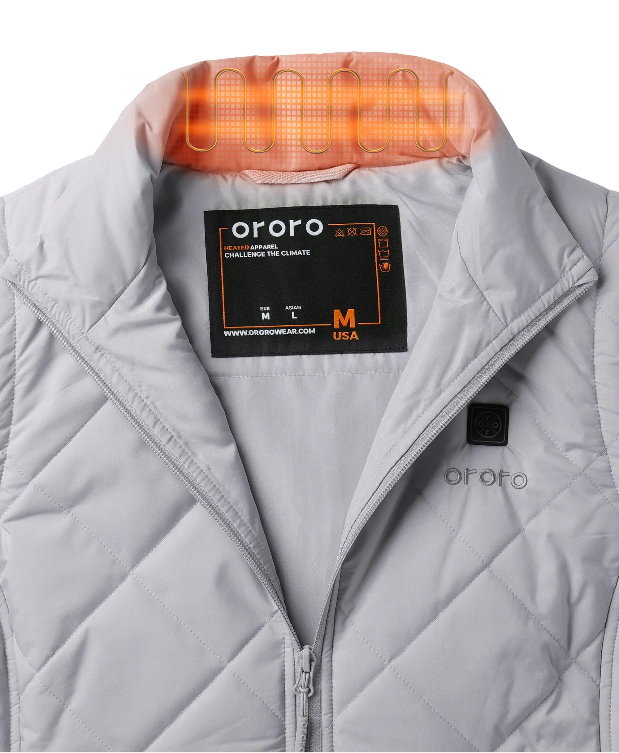 (Open-box) Women's Heated Quilted Vest (Battery Set Not Included)
