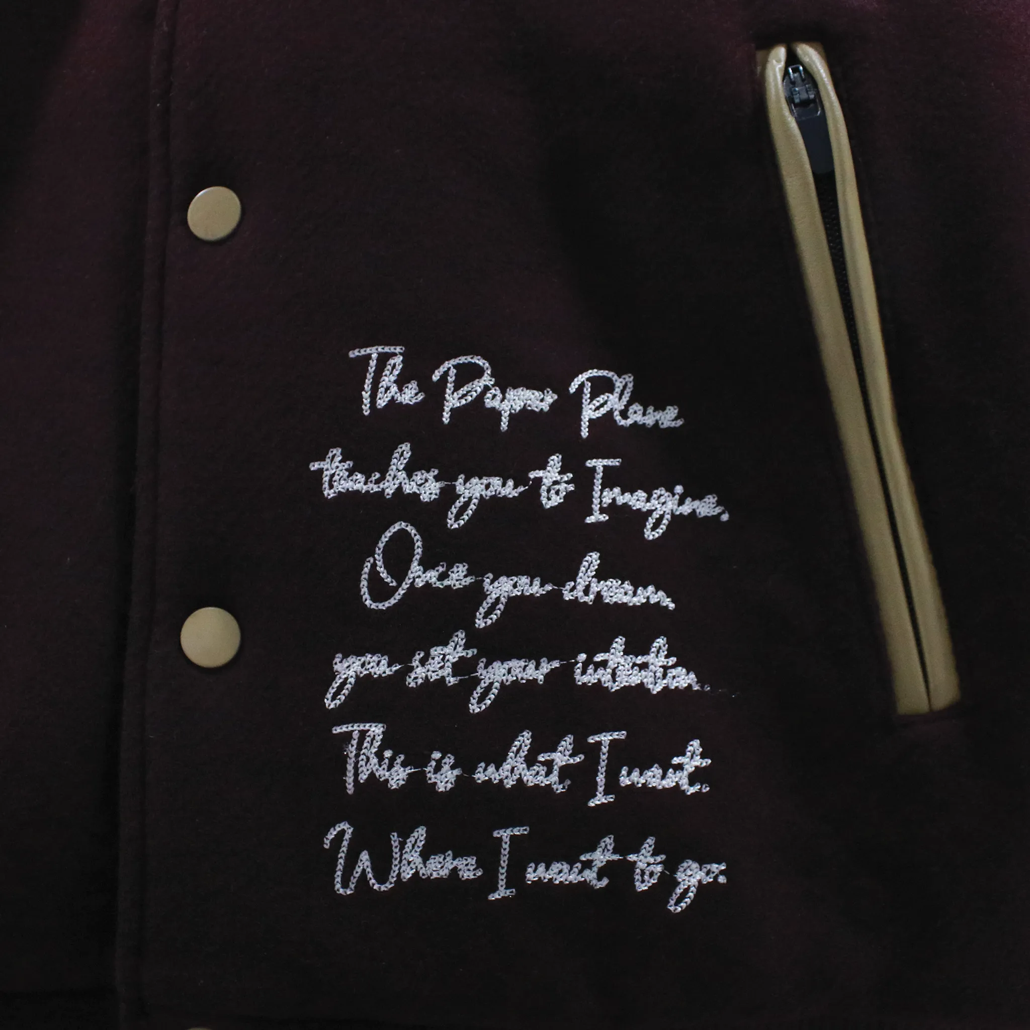 Paper Planes Varsity Jacket 400018