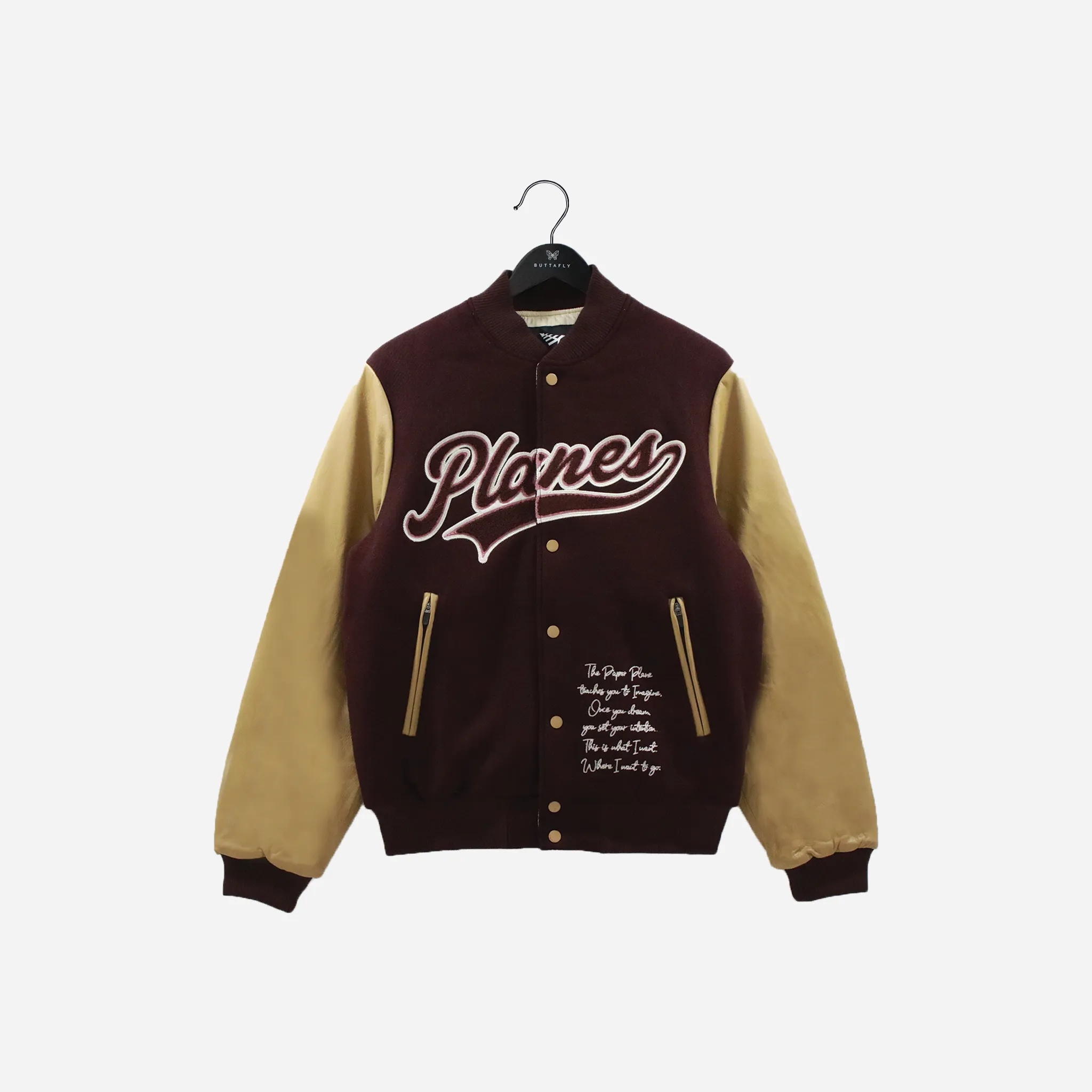 Paper Planes Varsity Jacket 400018