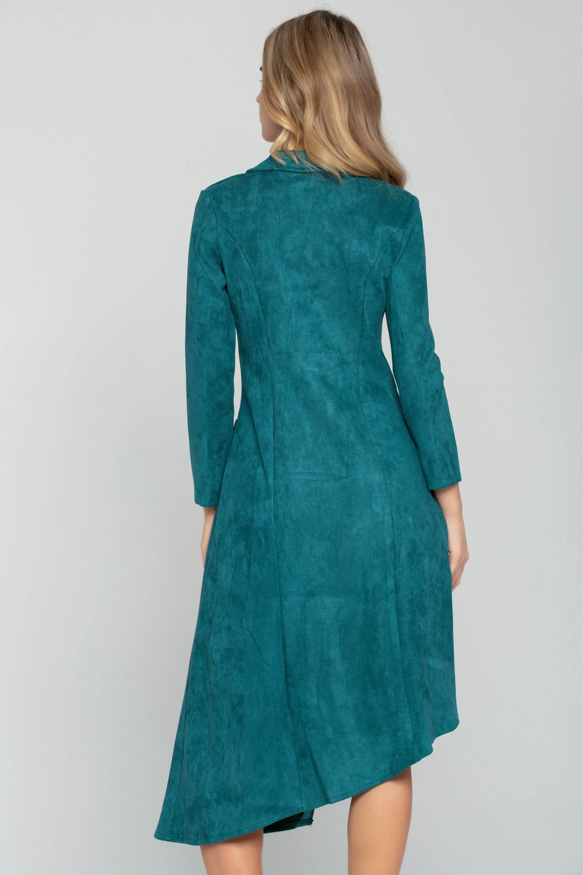 Parakeet Asymmetrical Double Breasted Blazer Dress